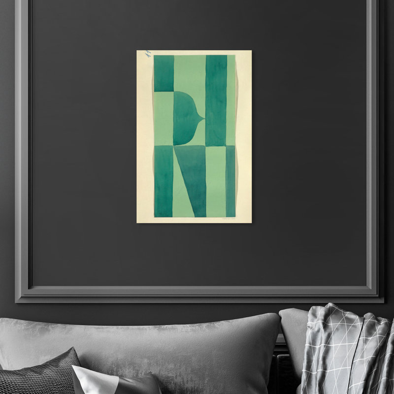Textile Design - Peinture sur toile, H 15 po x l 10 po, Toile tendue