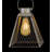 Edison Solar Lantern Metal Glass and Acrylic Outdoor Hanging Light-125784141