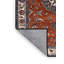 Tapis brun lavable à la machine-393781034