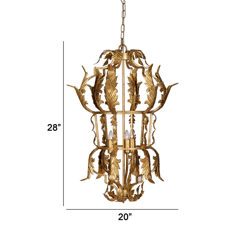 Lustre empire 3 lumières de style bougie Jailyn