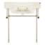 30" Cierra 31" Tall Vitreous China Rectangular Console Bathroom Sink with Overflow-1584755530