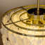 Alcinia 3-Lights Modern Natural Tiered Antique Bronze Capiz Chandelier with Shell Accents