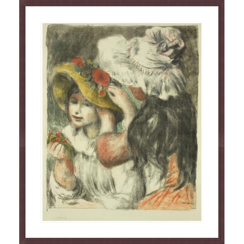 Le chapeau épinglé par Pierre-Auguste Renoir, H 39,83 po x l 33,5 po