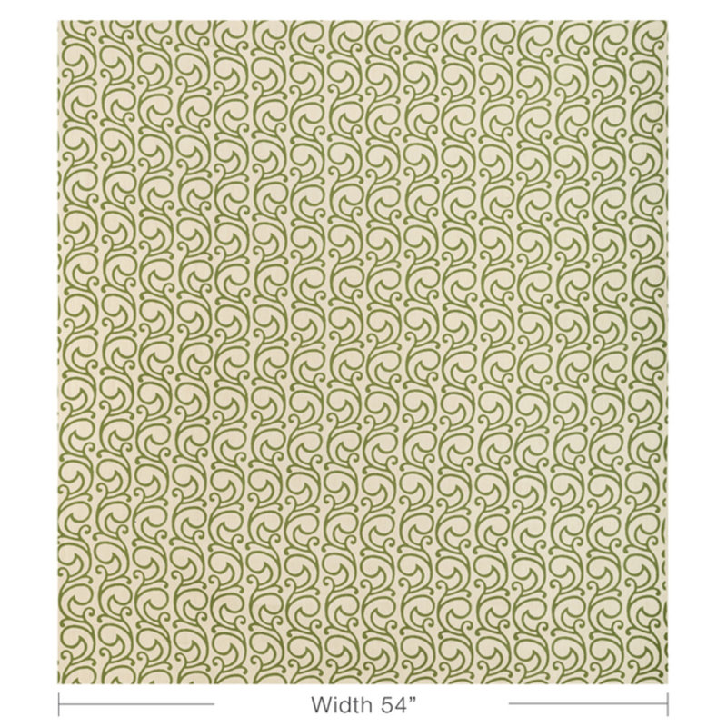 Serendipity Scroll Fabric, Ivy