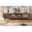 Meuble télé en bois avec porte et armoire à fermeture douce