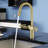 Topcraft Single-Hole Single-Handle Pull-Down Kitchen Faucet With Storage Basket-125501414
