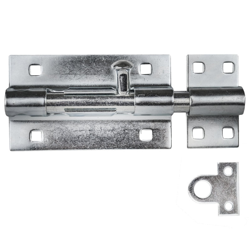 8-inch Heavy Duty Galvannealed Barrel Bolt for Doors and Cabinets