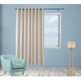 Grommet Signature Blackout Velvet Curtain Extra Wi Polyester Blackout Curtain Single Panel