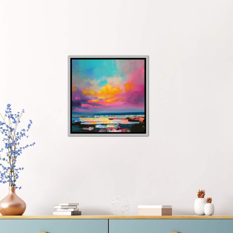 « diminuendo sky study ii » par scott naismith-« picture », reproduction d’art encadrée, H 26 po x l 26 po x P 1,5 po