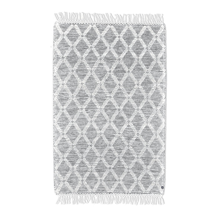 Macrame Geometric Hand Woven Area Rug