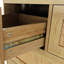 Commode 4 tiroirs en rotin-1873620025