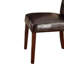 Ensemble de 2 chaises d'appoint en cuir synthétique Britney