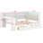Wood Bed Frame with Storage Shelves, Drawers, LED Lighting & Charging Ports-1485783656