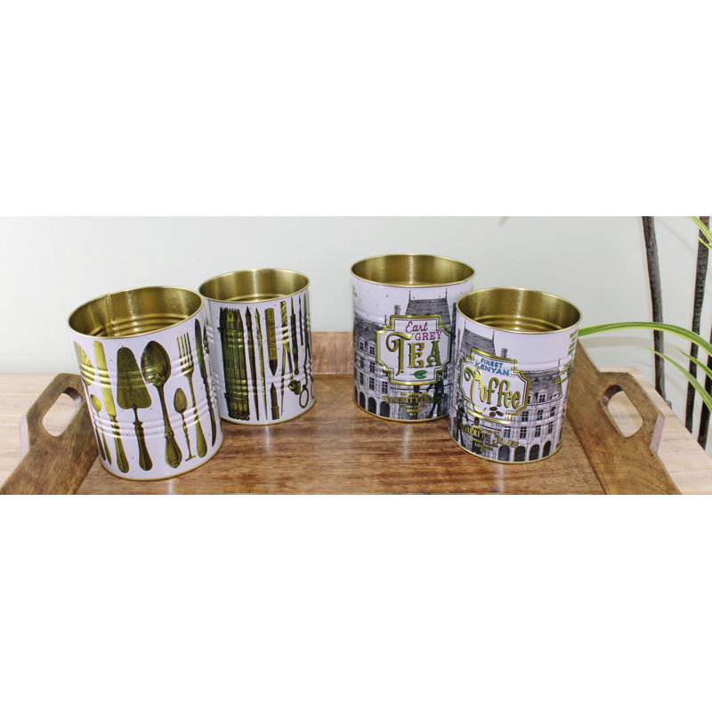 Metal Canister - Set of 4