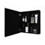 Armoire à pharmacie contemporaine noire avec miroir et 3 tablettes pour la gestion de l'espace fonctionnel mural-1183091805