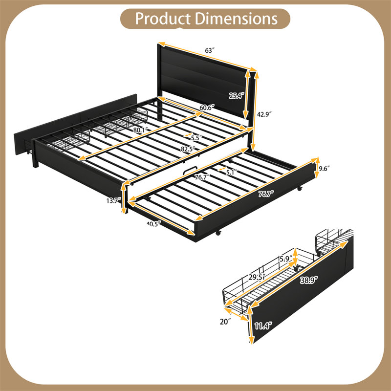 Hammond Yazoo Bed, Queen