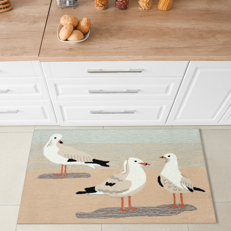 Boller No Pattern And Not Solid Color Polyester Kitchen Mat, 20" W x 29" L