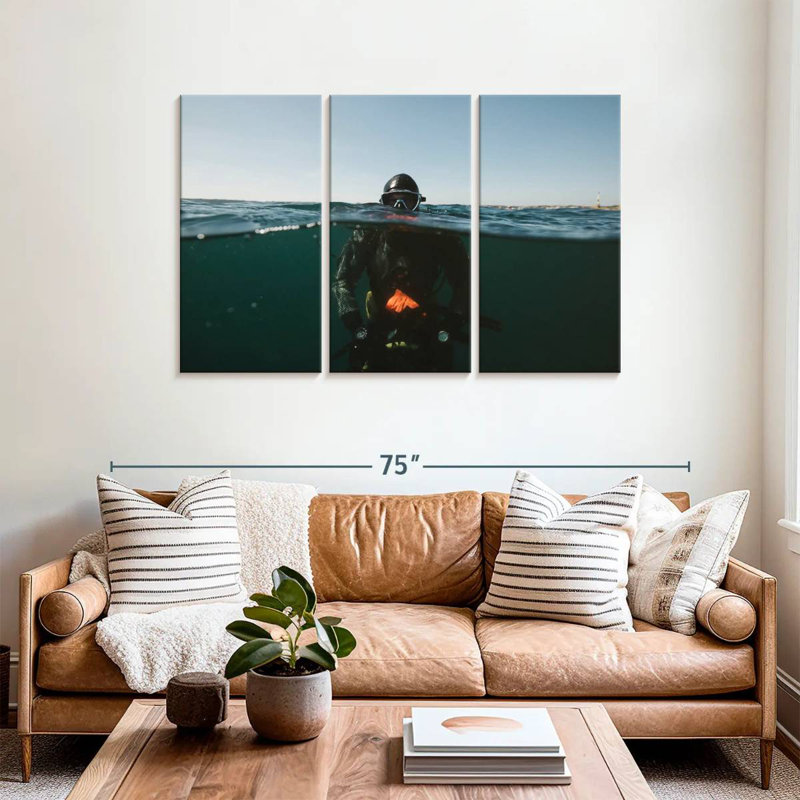 Sea Diver, 36" H x 57" W