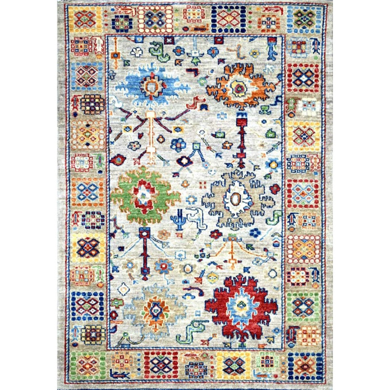 Transitional One-of-a-Kind Rectangle 3'4" X 4'9" Wool Area Rug