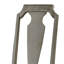 2 chaises d'appoint rustiques - lin beige, chêne vieilli avec 2 finitions en lin, design en bois