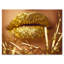 Golden Woman Lips - Photographie sur toile-59814847-59814850