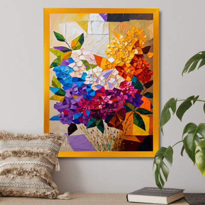 «Monye Bright Blossoming Minimal Wildflowers II», reproduction sur toile
