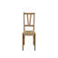 Chaise à dossier à lattes