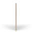 Classic Cane Mirror With Beveled Glass And Rubberwood Frame