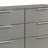 Oniskey 6-Drawer Dresser Gray