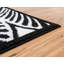 Tapis noir / ivoire Alhareth-19499224