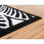 Tapis noir / ivoire Alhareth-19499226