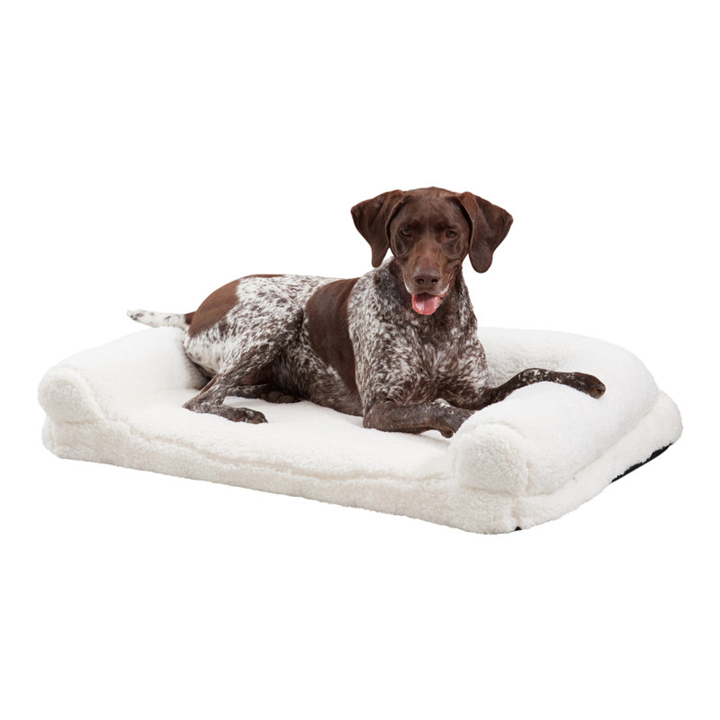 Canapé-lit Millie Sherpa, Grand (l 36 po x P 24 po x H 8 po), Neige