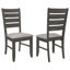 Ensemble de 2 chaises d'appoint Contemporary