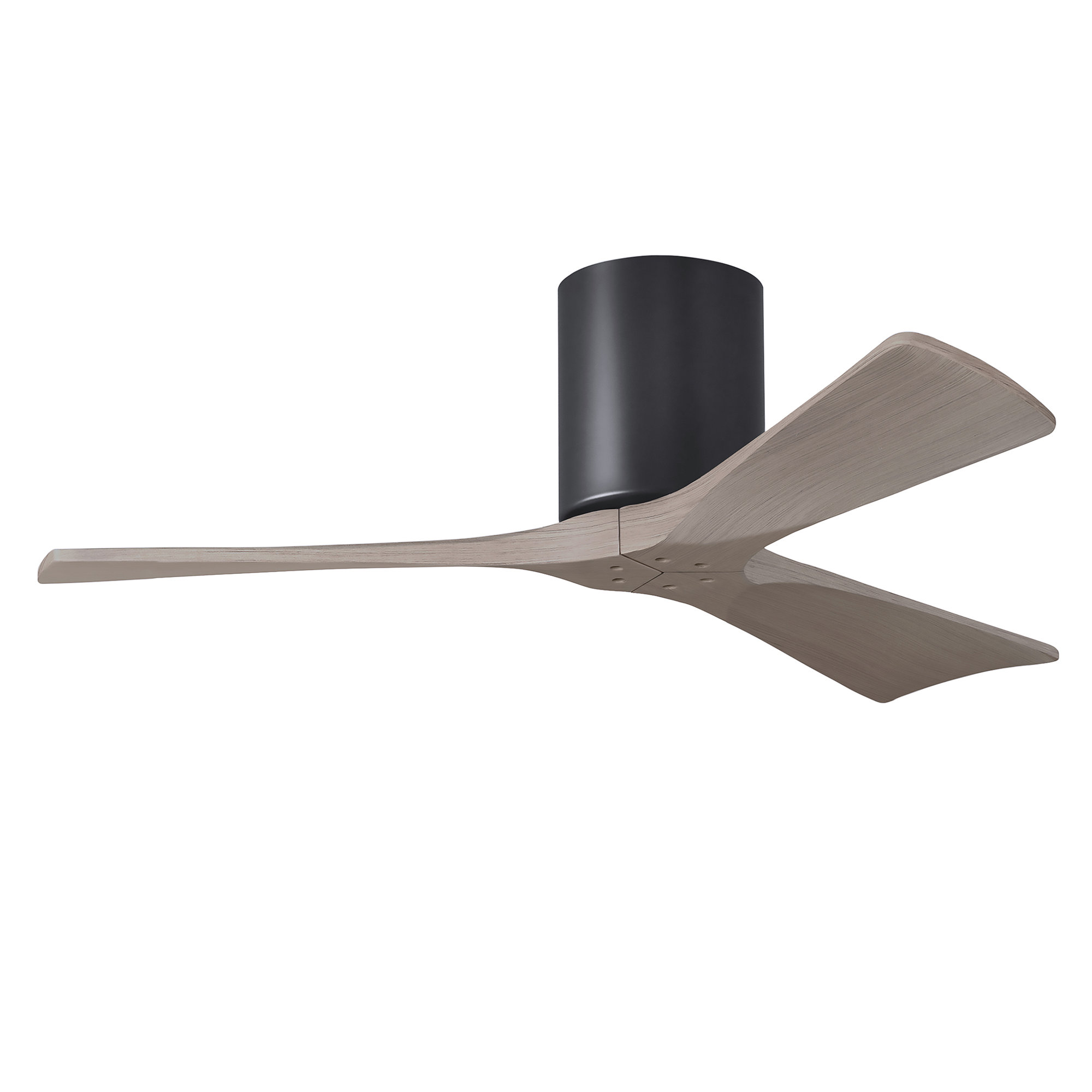 Olivier 3 Blade Ceiling Fan, 42", Gray Ash Tone, Matte Black