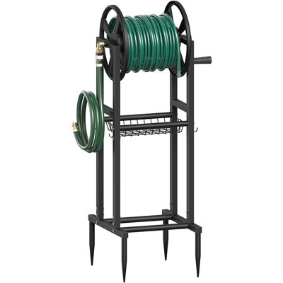 Iron Freestanding Hose Reel