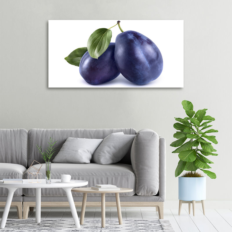 Plums - Wrapped Canvas Print
