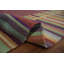 Tapis kilim fabriqué à la main 8 x 10 à rayures complexes