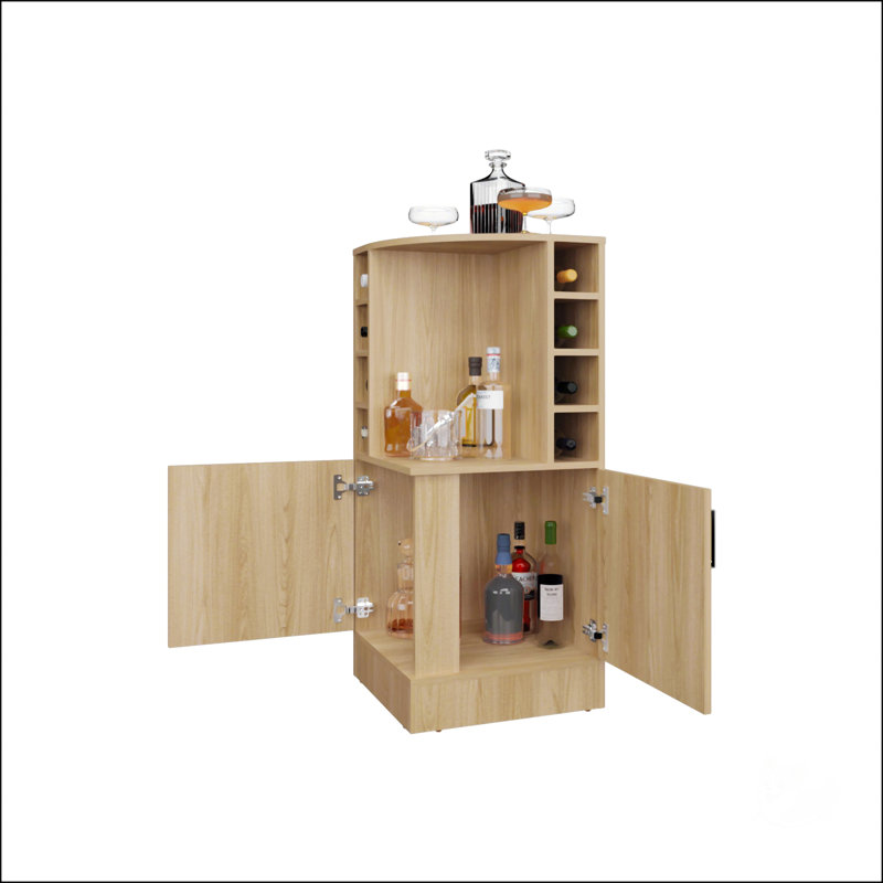 Bar en chêne naturel, Bois naturel