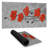 Big red flowers - 15.75"x31.50" Desk mat