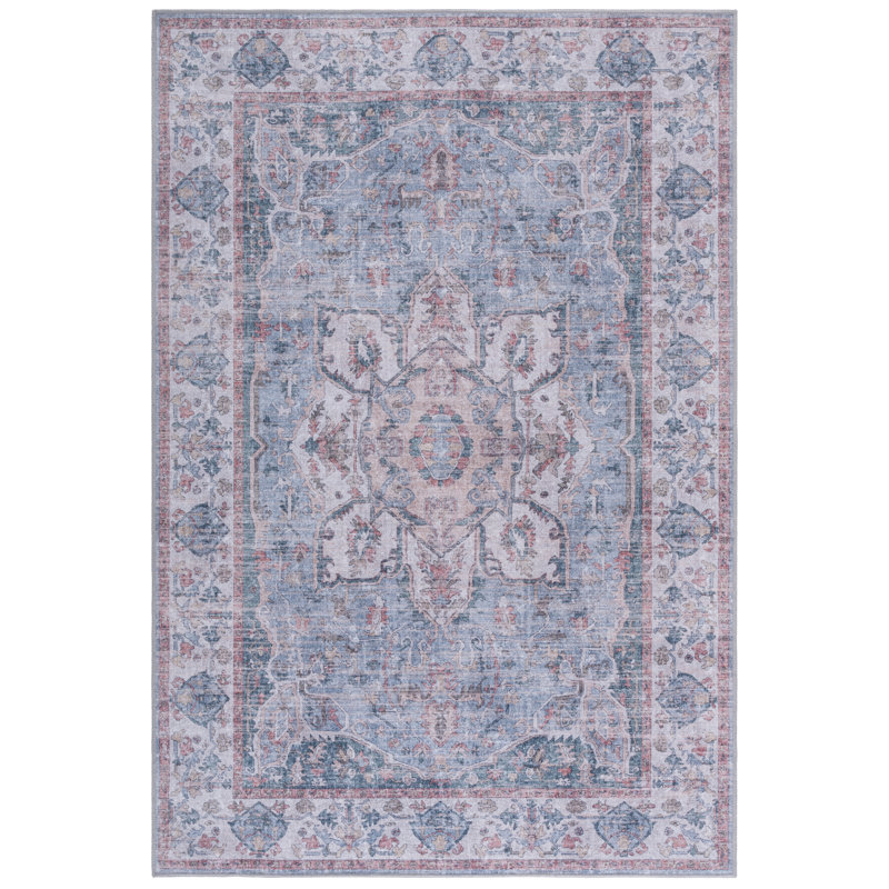 Vintage Heriz Performance Machine Washable Oriental Rug, Rectangle 9' x 12'