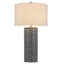 Ensemble de 2 lampes de table en céramique Castine, fini gris ardoise, hauteur 72,4 cm (28,5 po).