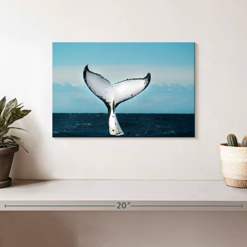 Brampt Whale Fluke, 8" H x 12" W