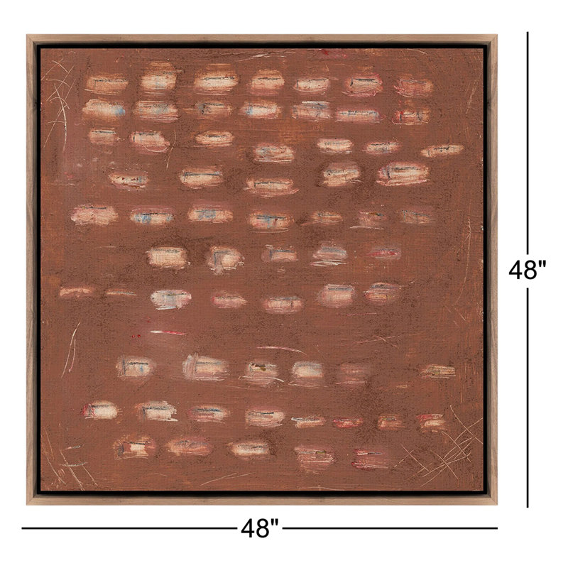 Cinnamon Kiss Print by Jamie Beckwith, Rustic Walnut Framed, 48" H x 48" W