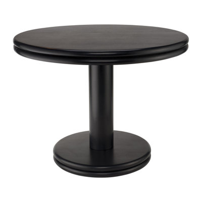 Bourbon Mango Wood Bistro Table, Black