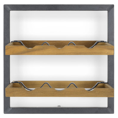 6 Bottle Floor Wine Bottle Rack in