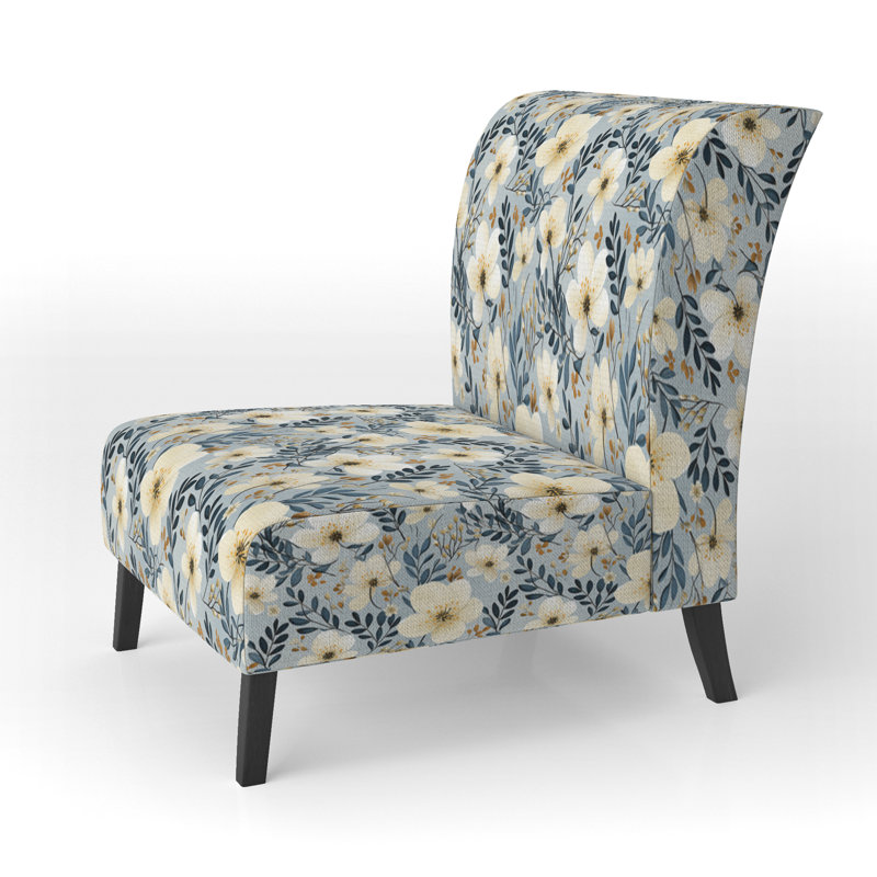 Fauteuil de chambre de campagne rembourré Dreamy Garden