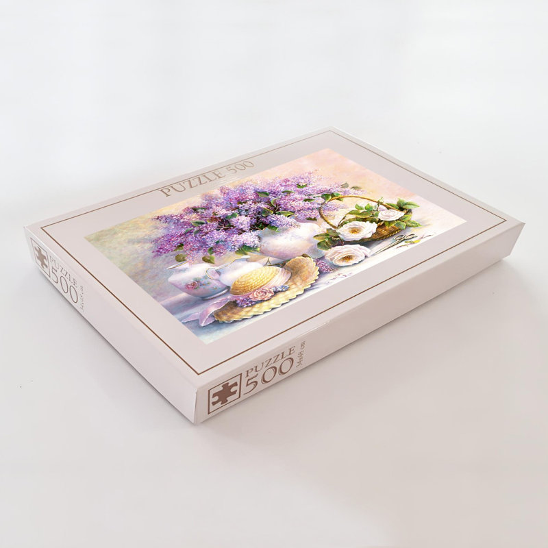 500 pièces en carton, 100% carton, 500 pièces, 18,9 x 13,4 pouces | Taille de la boîte: 13,2 po x 9,1 po x 2,0 po | Parfait pour le plaisir et la détente en famille, pièces durables de haute qualité pour un assemblage facile, cadeau idéal pour les amateurs de casse-tête