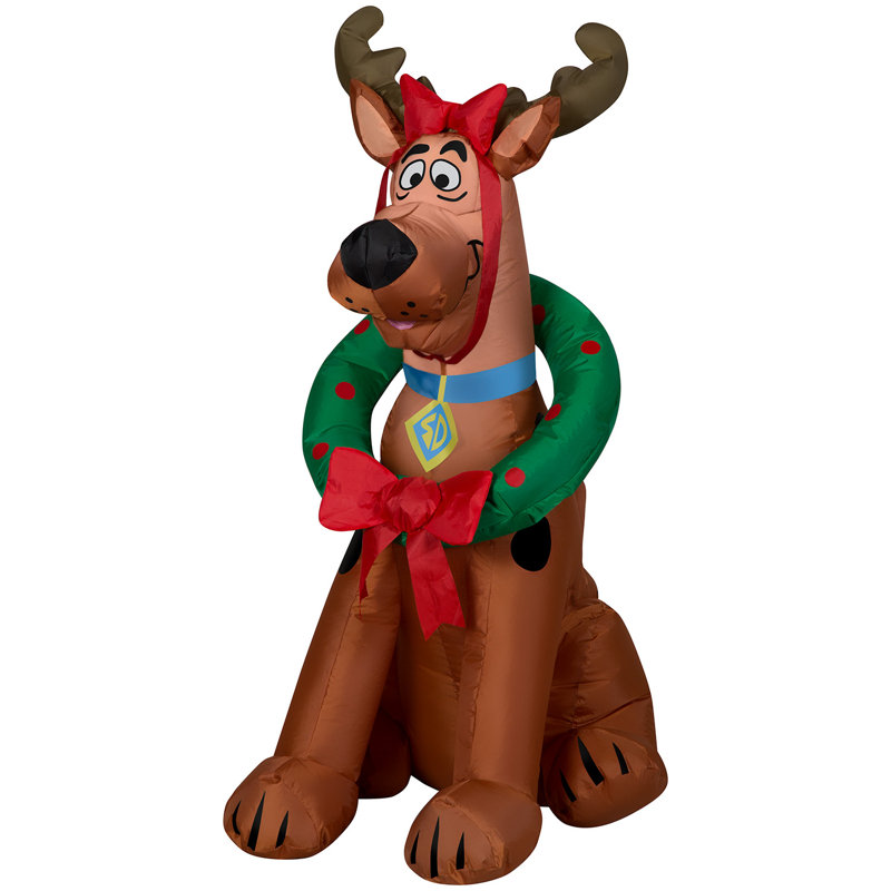 Airblown Scooby Doo as Reindeer Inflatable