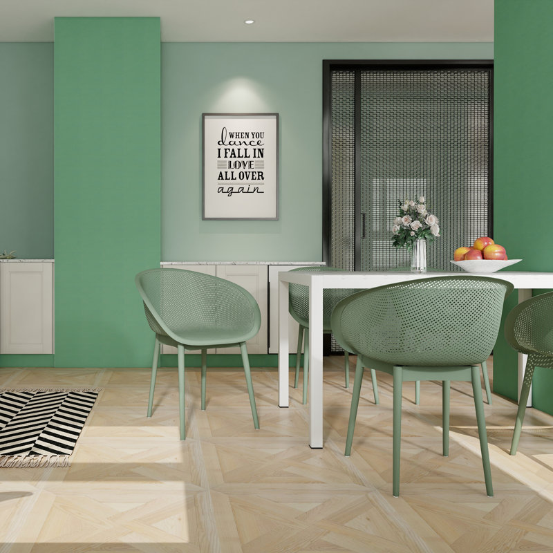 Ensemble de 2 chaises longues modernes, Vert clair
