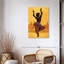 Danse classique indienne sur toile-210272651